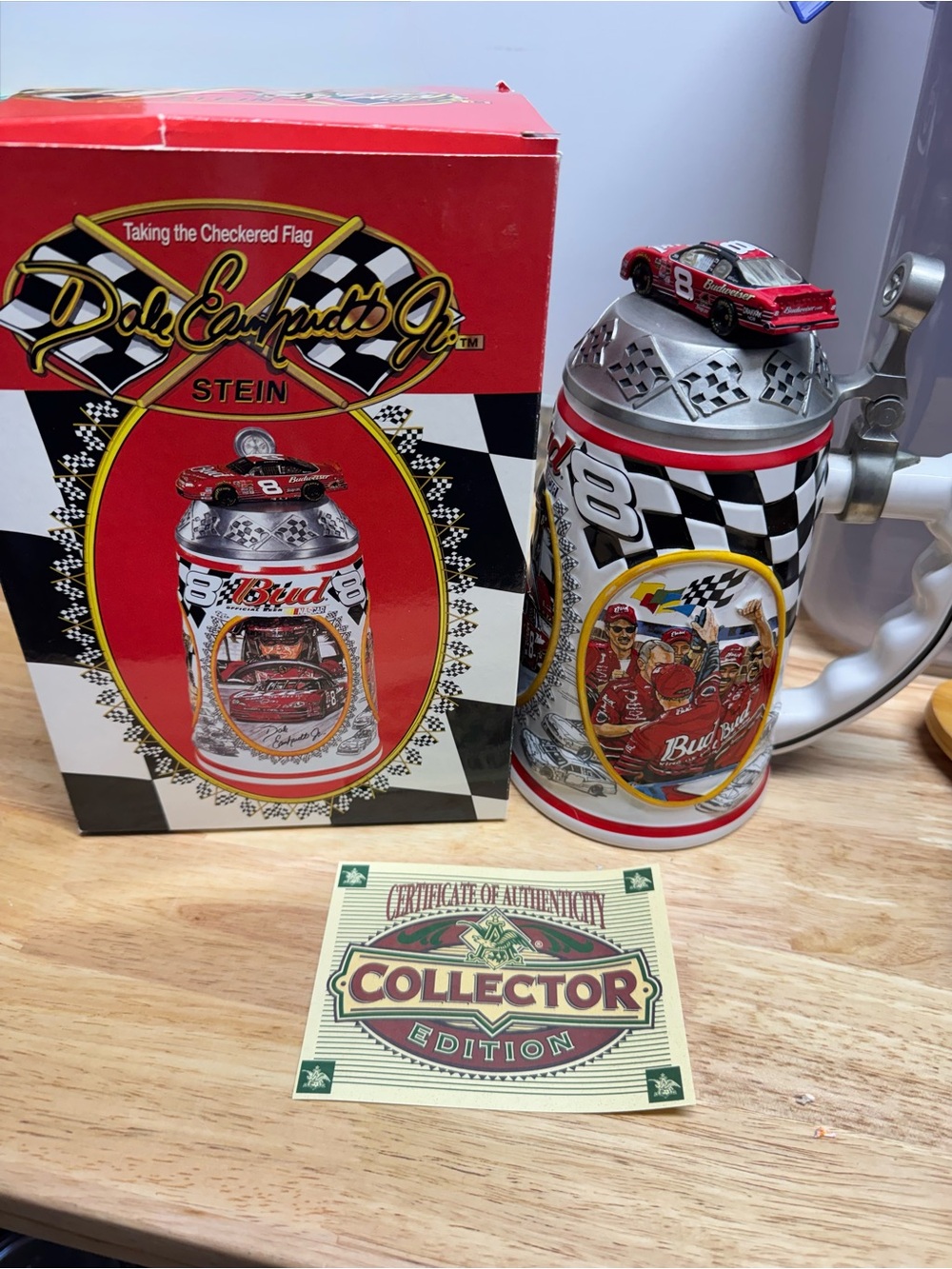 Dale Earnhardt Jr. Collector Stein - Red and Silver